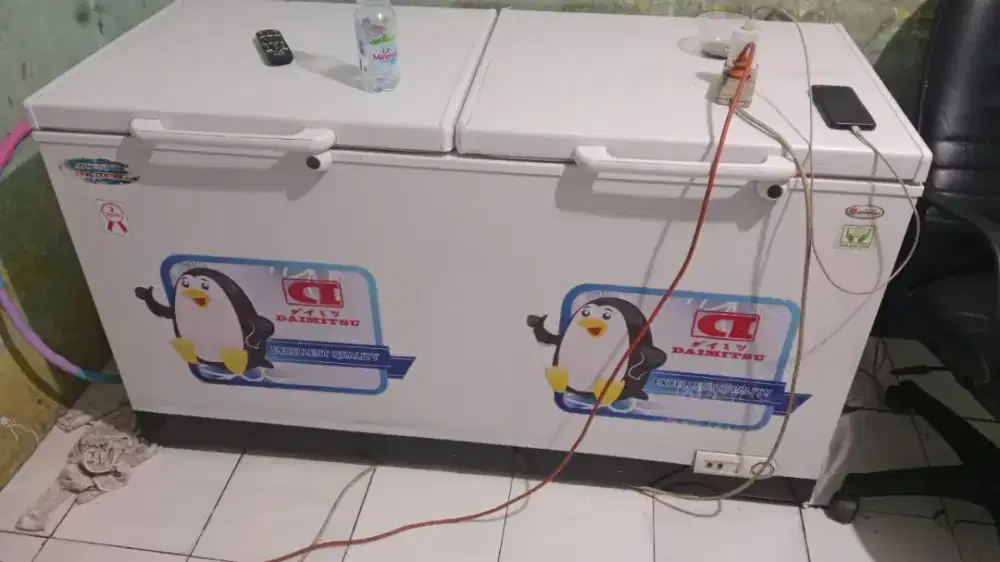 Jual freezer bok kapasitas 400 liter normal no kendala