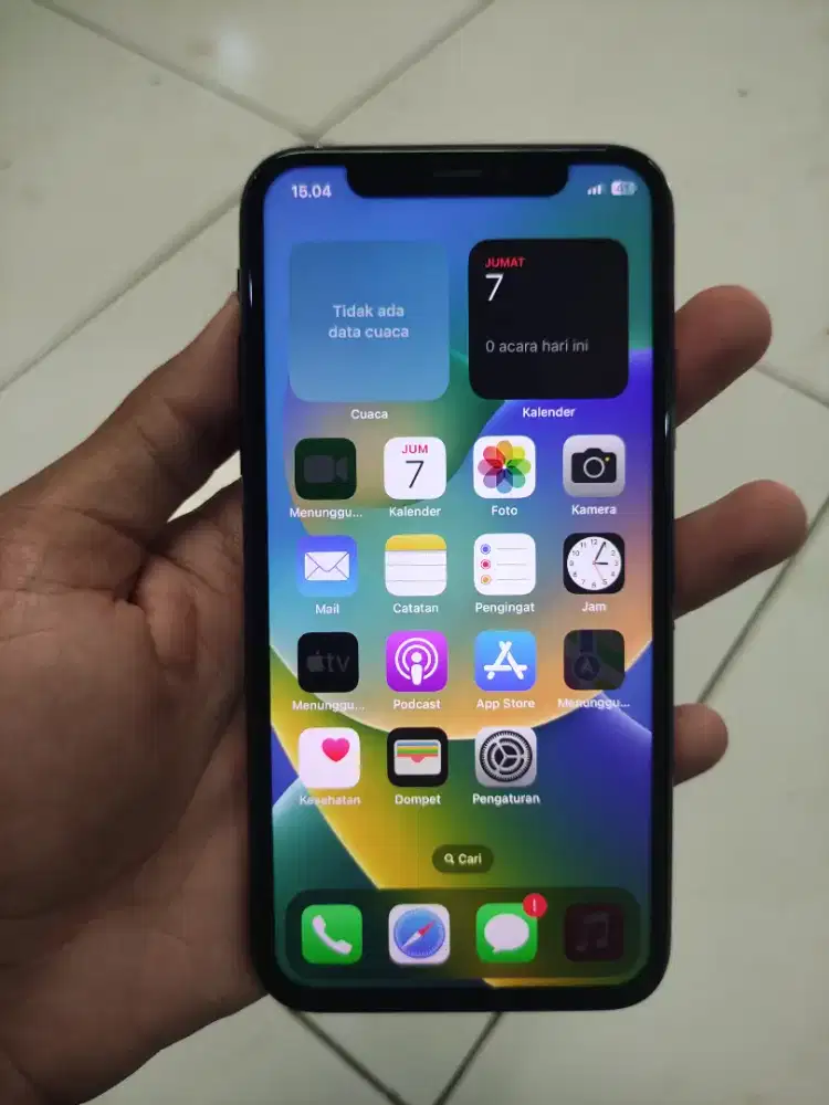 Iphone x 64gb normal kel.hp+casan .