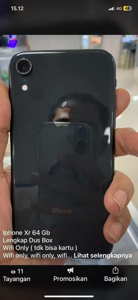 Iphone Xr Black 64 Gb