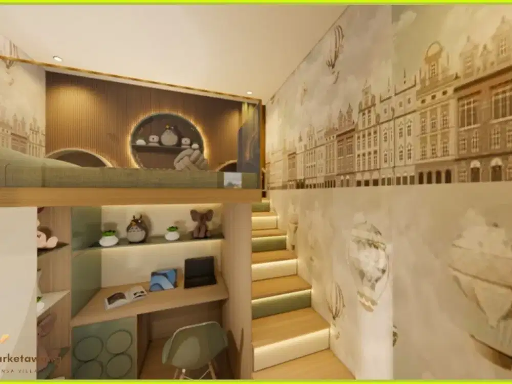 Rumah di Jogja Scandinavian 6 Km Ke Malioboro + Taman Bermain