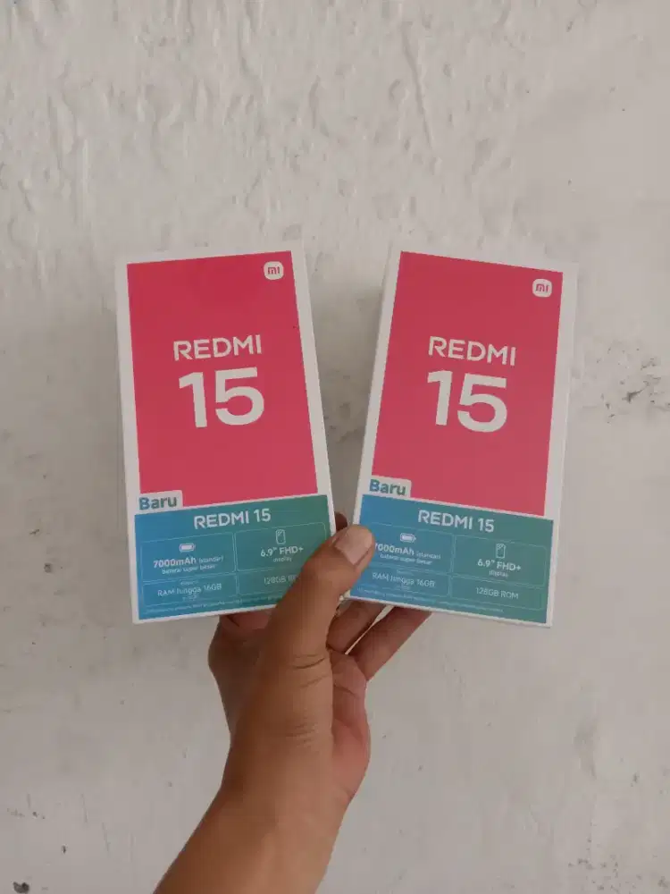 Silahkan Whatsapp Xiaomi Redmi 15 NFC 8+8/128 Garansi resmi 15bln