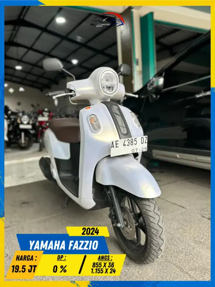 YAMAHA FAZZIO 2024 PLAT AE BEKAS CIAMIK BOSS HIKMAH MOTOR KEPUH MALANG
