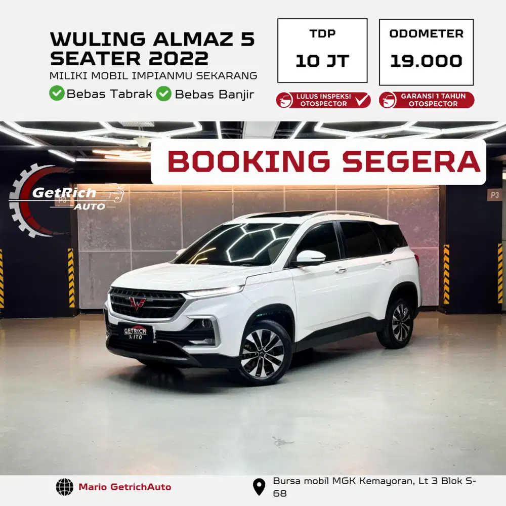 [ KM 19 RB ] DP 10 JT WULING ALMAZ 2022
