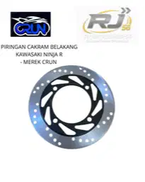 PIRINGAN CAKRAM BELAKANG KAWASAKI NINJA R - MEREK CRUN
