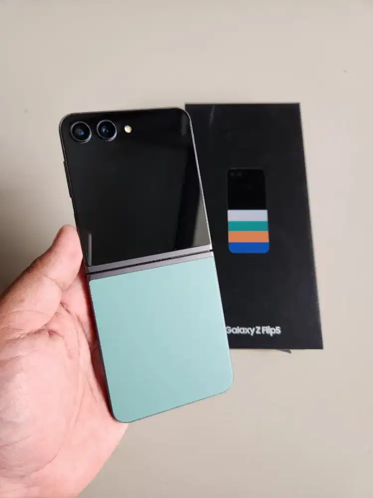 Samsung Z Flip 5 512gb 5G Green SEIN Resmi Indo Murah Minus Dikit