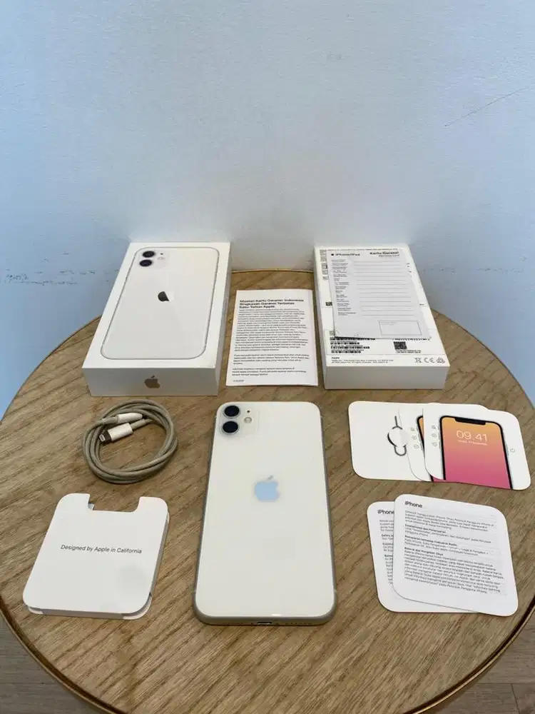 Second iBox iPhone 11 128GB White Fullset Anti Blokir