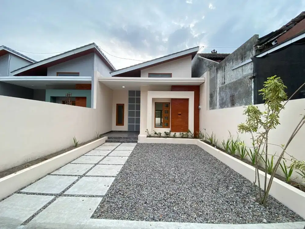 Rumah Siap Huni, Cantik Dengan Desain Kekinian Dekat Candi Prambanan