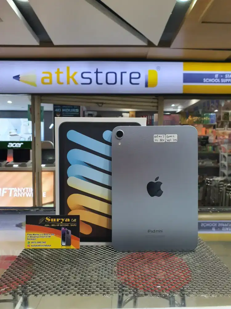 Ipad Mini 7 A17 Pro 256 GB resmi ibox Garansi Panjang