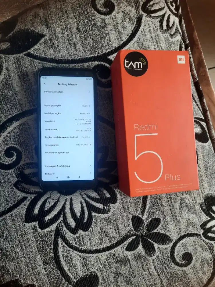 Xiaomi Redmi 5 plus 64gb full orisinil