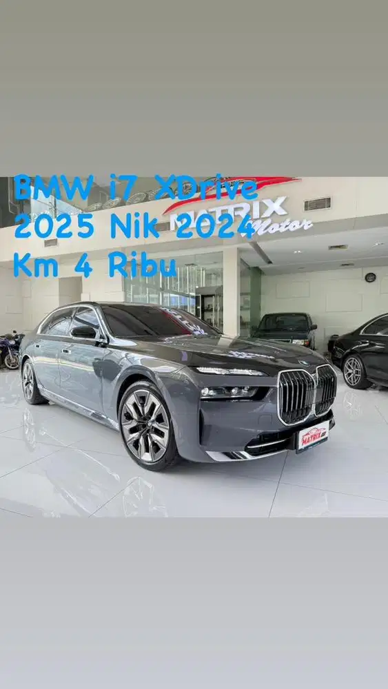 Bmw i7 XDrive60 two tone on black 2025 Nik 2024 Siap pakai