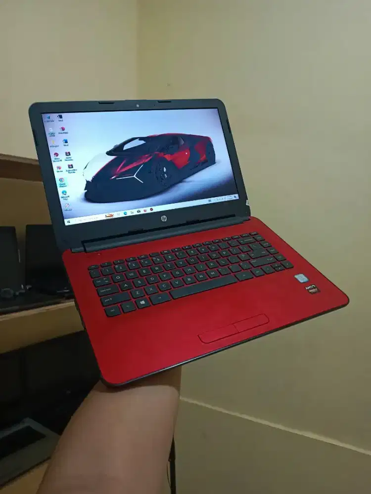 Hp 14 AM129TX Red Intel Core i5 Kabylike Gen 7 Ram 8Gb Dual VGA