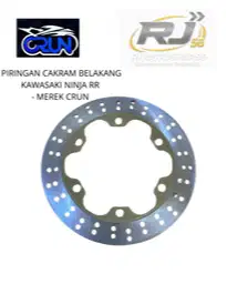 PIRINGAN CAKRAM BELAKANG KAWASAKI NINJA RR - MEREK CRUN