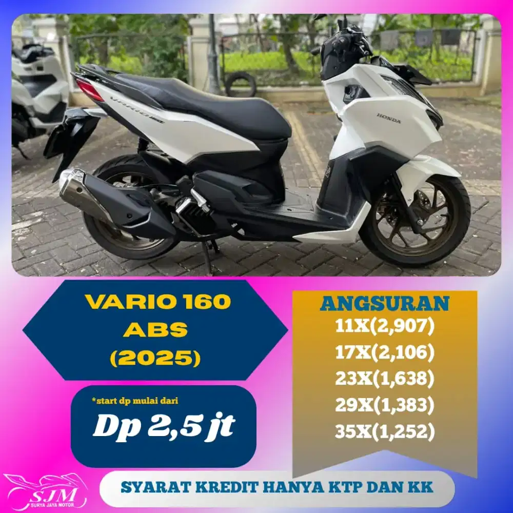 HONDA VARIO 160 ABS 2025 PAJAK PANJANG