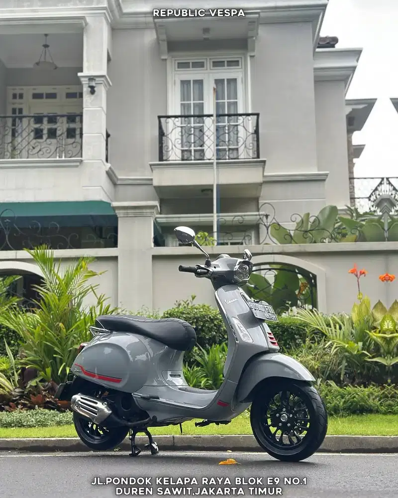 DIJUAL CEPAT VESPA SPRINT S150 IGET ABS TH 2022 WARNA GREY AVEO