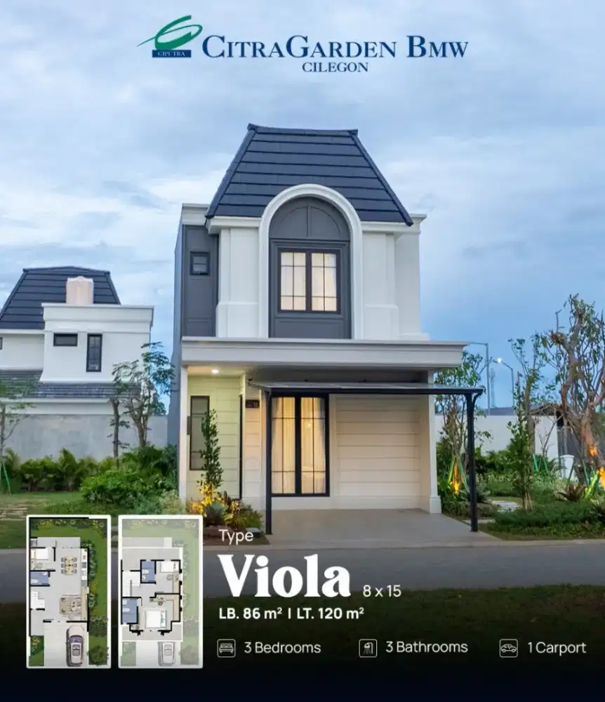 Citra Garden BMW Cilegon booking 5jt langsung akad