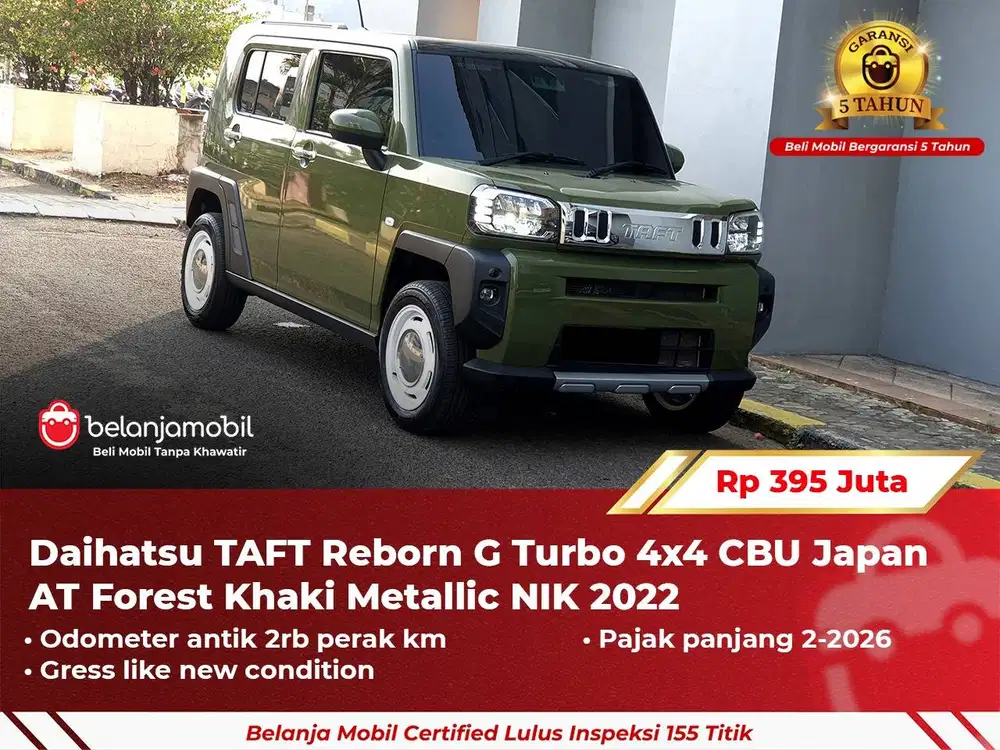 [ GARANSI 5TH ] Daihatsu TAFT Reborn G Turbo 4x4 AT 2022/2023