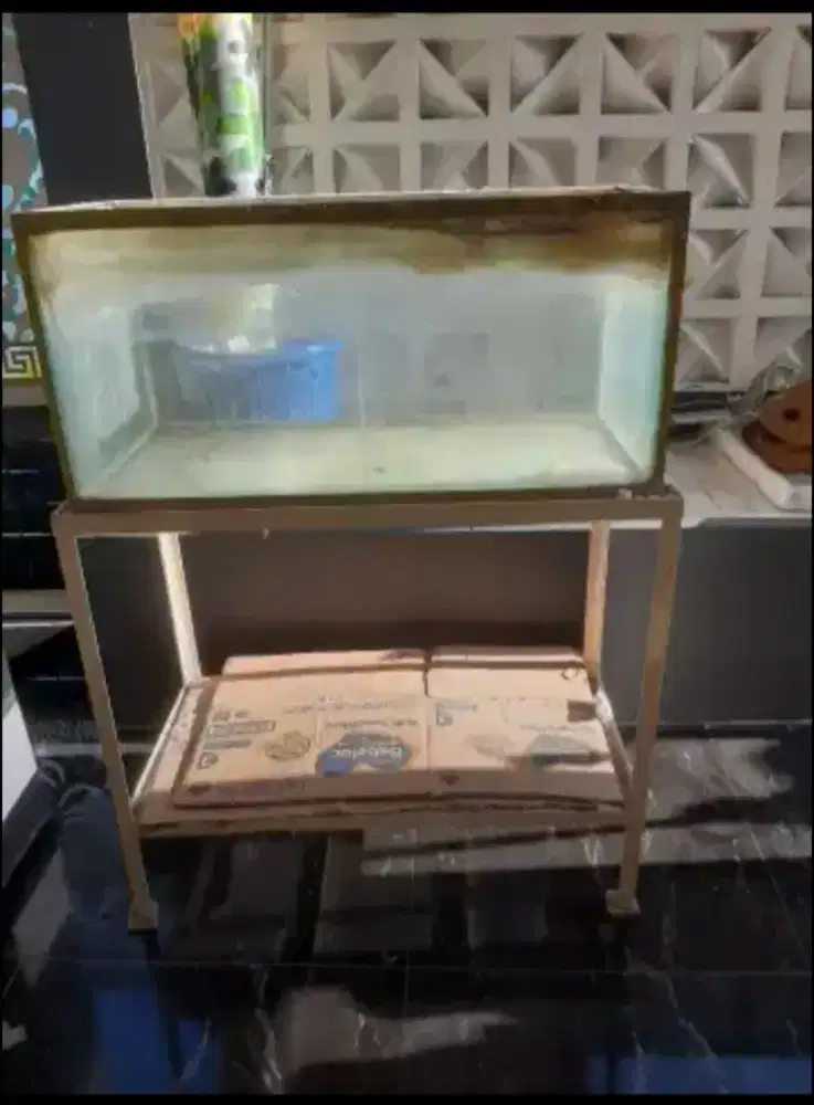 Aquarium dan raknya