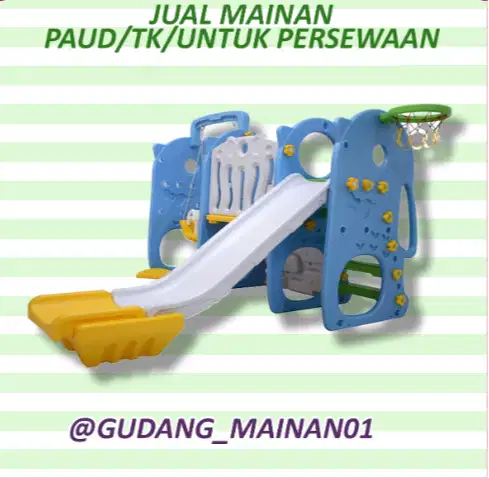 Playground Indoor Perosotan, Ayunan, Ring basket serta pagar murah