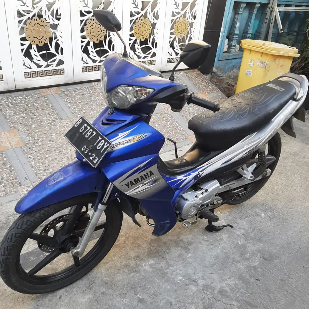 Yamaha Jupiter Z Burhan 2008 ss lengkap mesin bagus plat B DKI