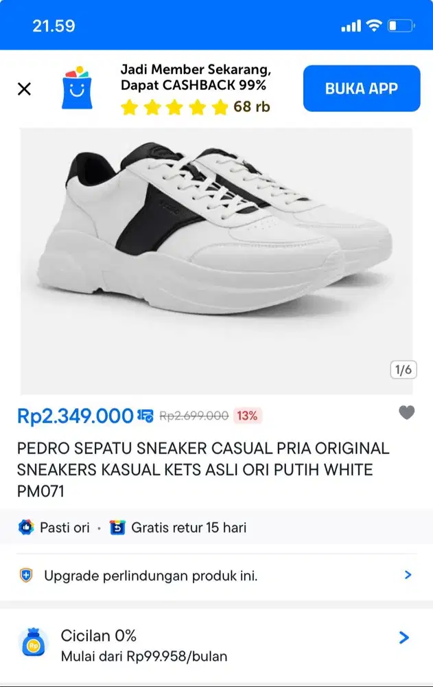 Sneaker / Sepatu pedro