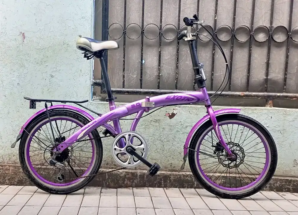 Sepeda Lipat Exotic 20 inc Doble Disc, Harga Pas.. Cipinang