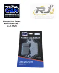 Kampas Rem Depan Honda Vario CBS – Merk CRUN
