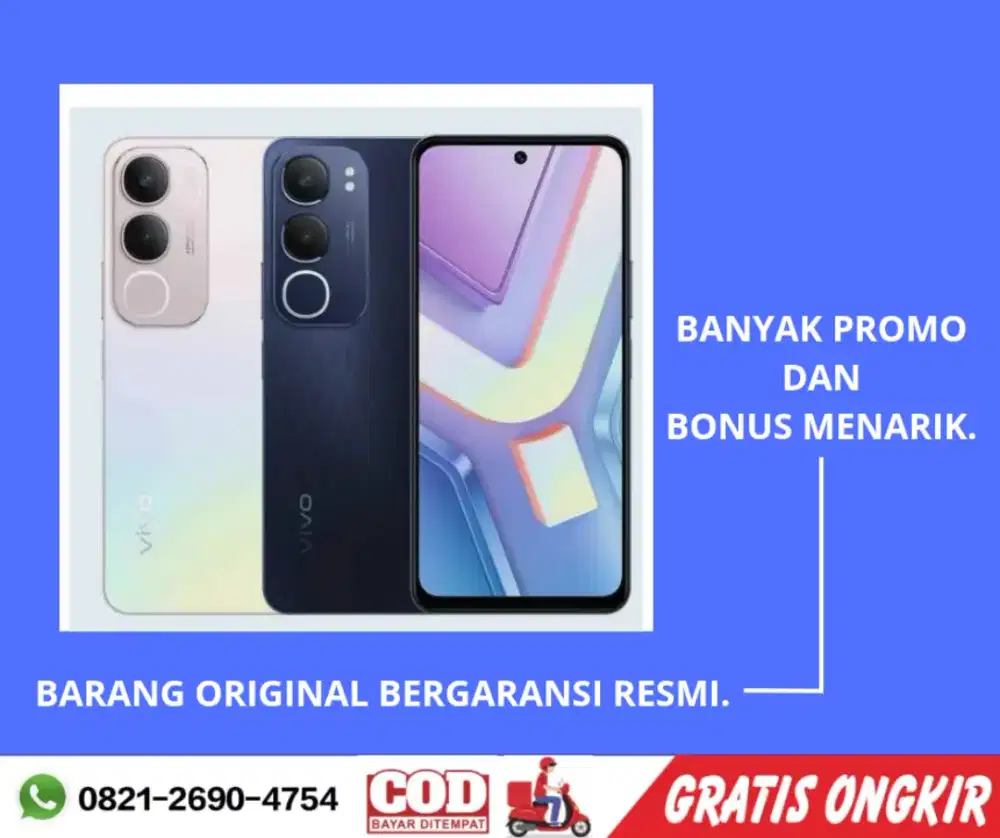 Vivo Y19s Pro 4GB+4GB/128GB ,Baru,SegelBoxResmi,Garansi Resmi,Original