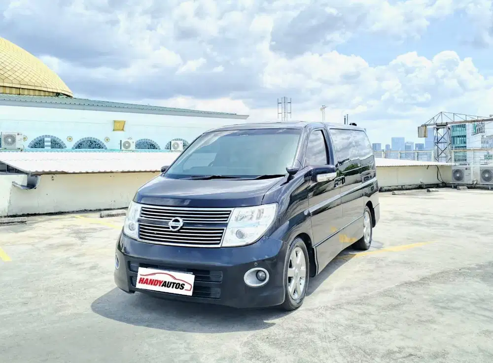 Nissan Elgrand 2.5 HWS Tahun 2009 Automatic Hitam Metalik