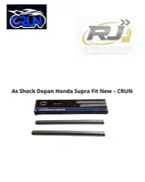 As Shock Depan Honda Supra Fit New – CRUN