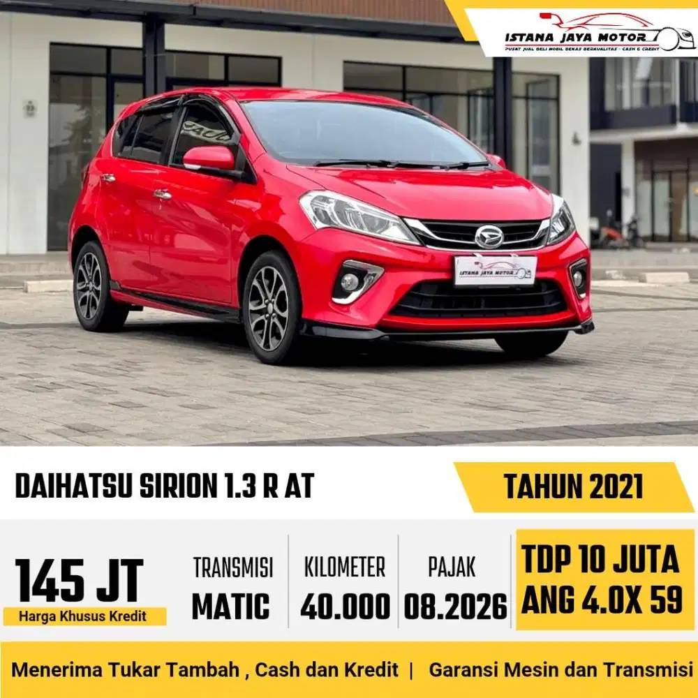 DAIHATSU SIRION 1.3 R AT NIK 2021