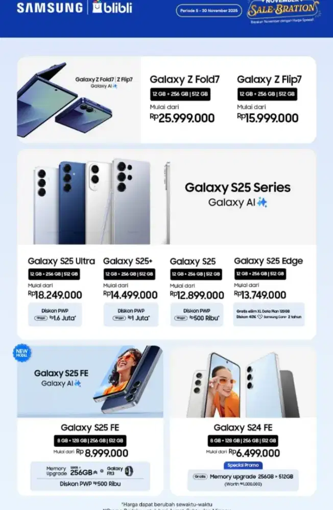 Samsung S25 Ultra 256gb cicilan homecredit 0% free 2x