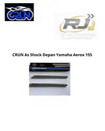 CRUN As Shock Depan Yamaha Aerox 155
