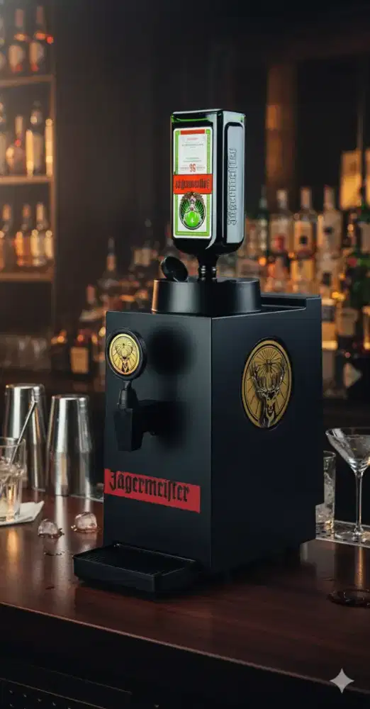 Jagermeister One Bottle Tap Machine Dispenser Botol Freeze Cold