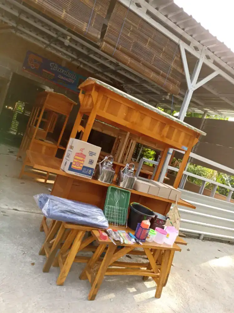 Gerobak Angkringan jg Melayani Pesanan Grobak Bakso Mie Bubur Sate dlL