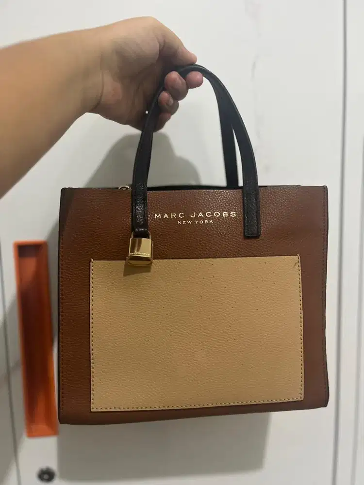 Tas marc jacob multi grint coklat