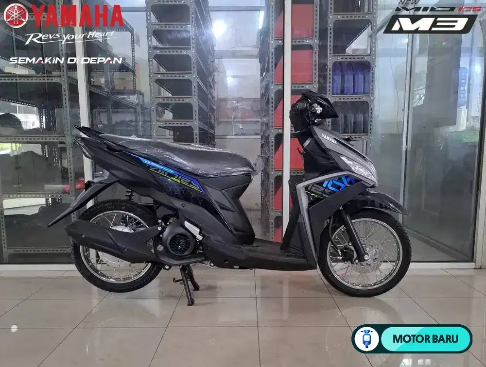 [ Motor Baru ] mio spoke 125cc bluecore RUJI hitam 2025