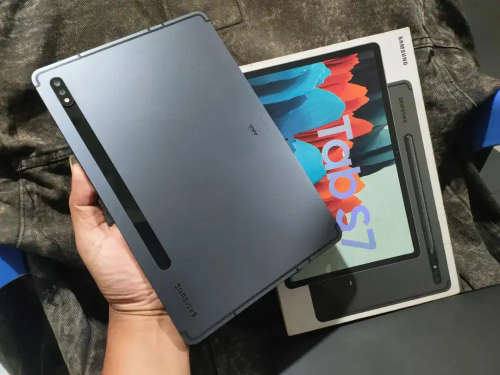 Samsung Tab S7 ram 6/128gb mulus lengkap