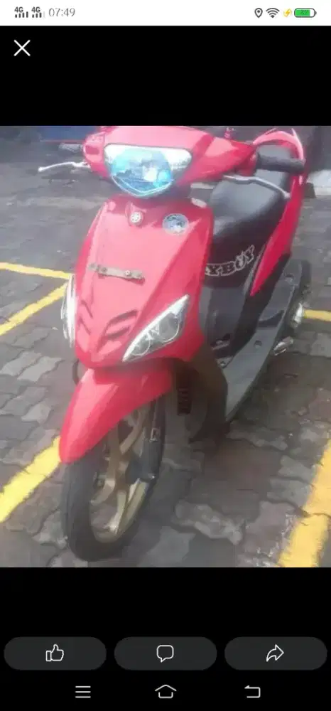 Mio sporty merah solid 2007
