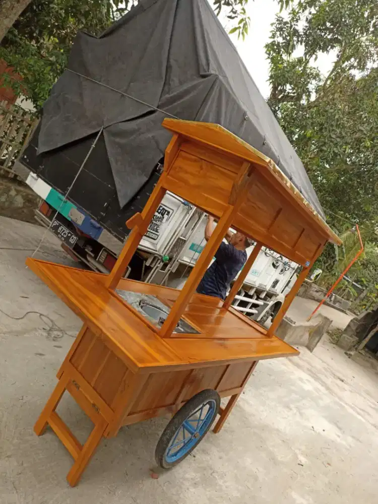 Gerobak Angkringan jg Melayani Pesanan Grobak Bakso Mie Bubur Sate dlL