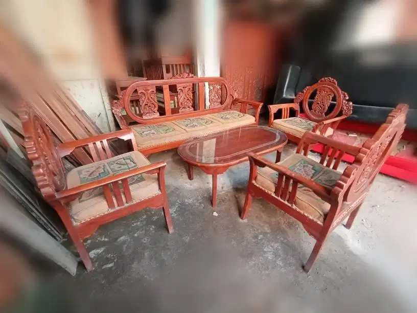 Kursi Tamu jati 3.1.1.1+meja