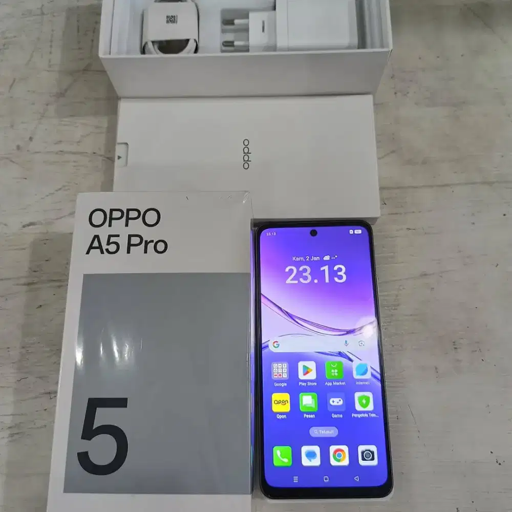 Dijual Murah Oppo A5 Pro (8+8/256 GB) Fullset, Box, Cas Ori%.