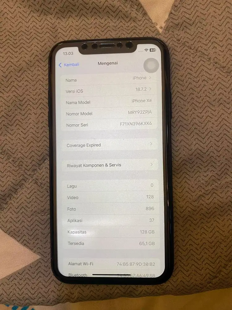 Iphone XR 128GB Ex Inter