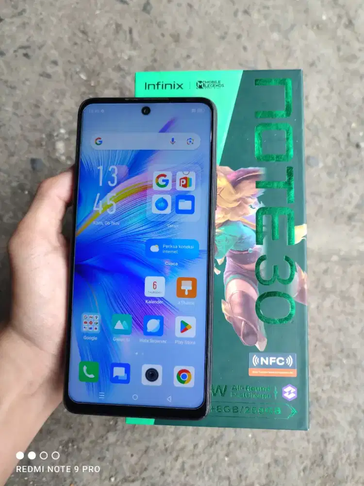 Infinix Note 30 8+8GB/256GB lengkap