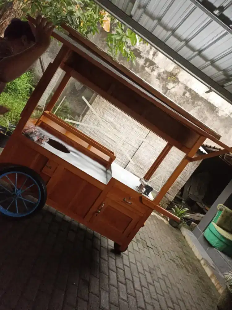 Gerobak Angkringan jg Melayani Pesanan Grobak Bakso Mie Bubur Sate dlL