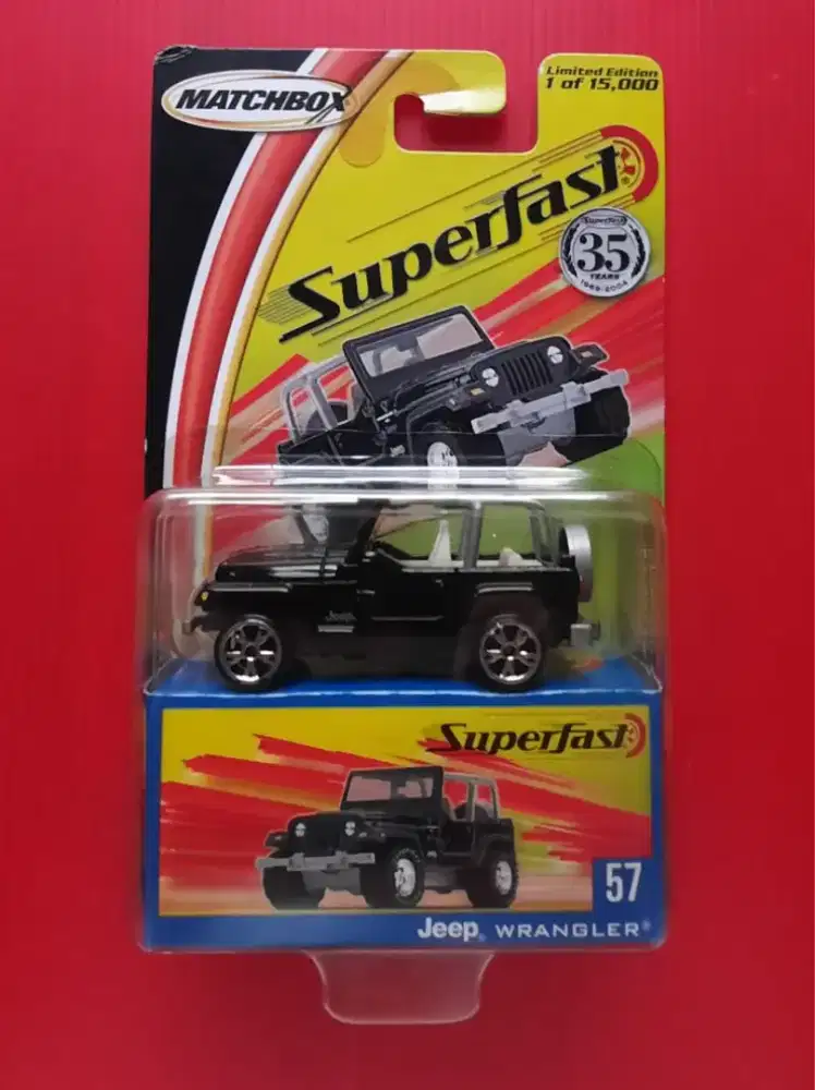 Diecast Matchbox Jeep Wrangler