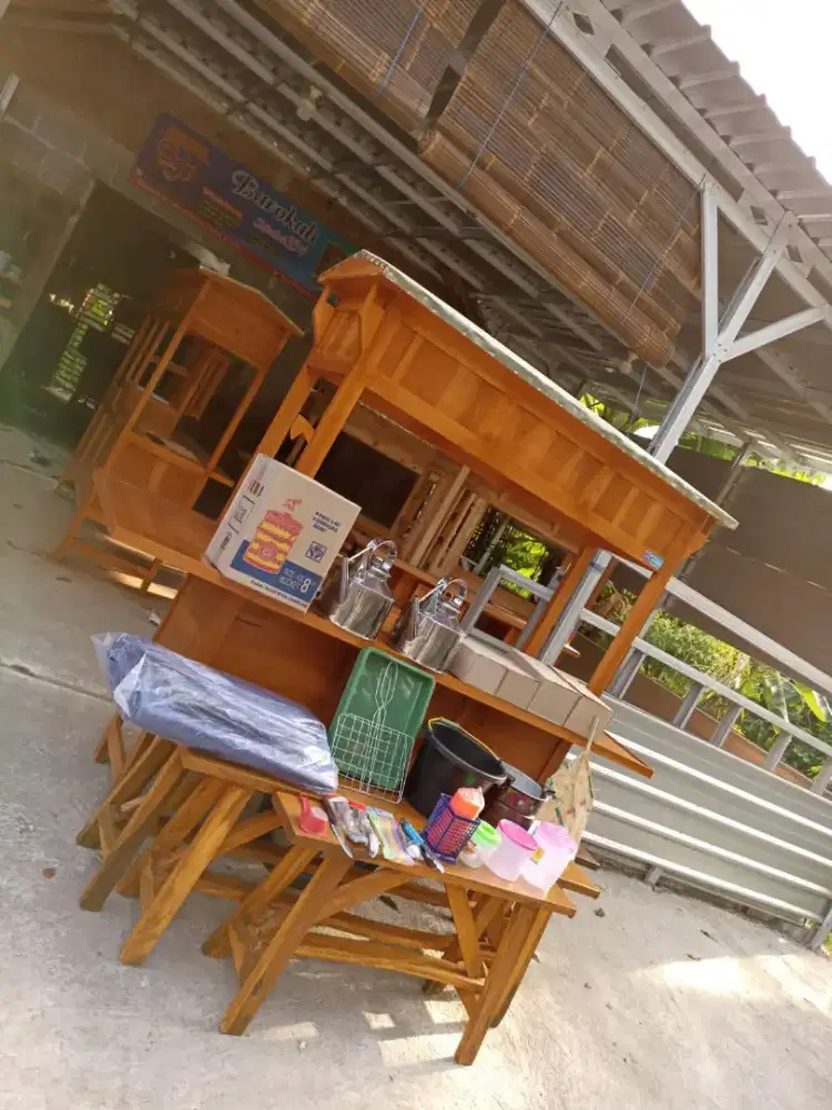 Gerobak Angkringan jg Melayani Pesanan Grobak Bakso Mie Bubur Sate dlL