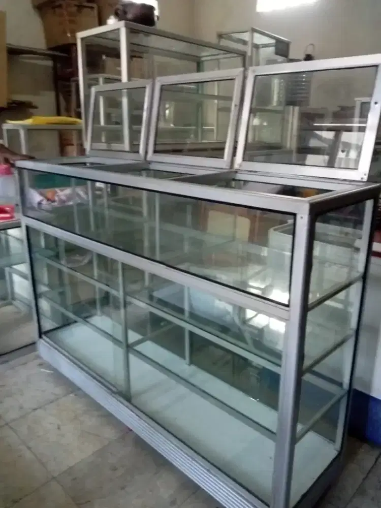 Etalase beras UK 1.5 meter