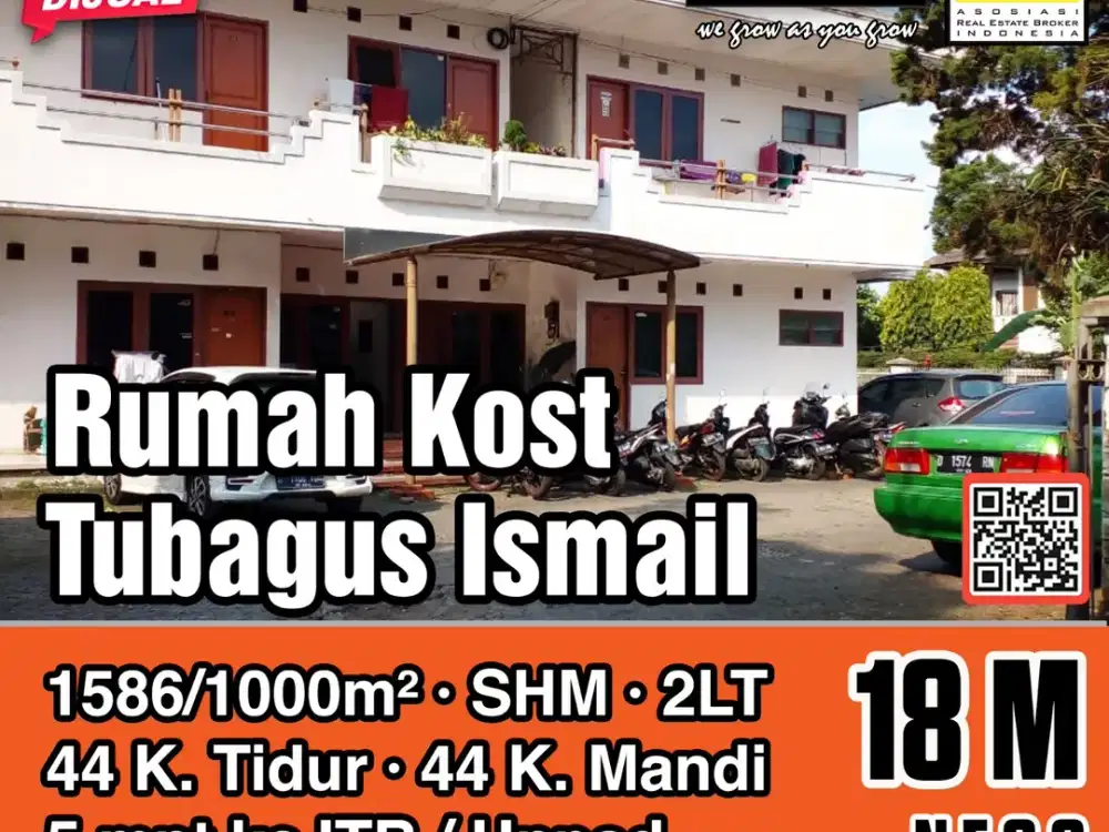 Kost Aktif Dago Bandung Kota, Dekat ITB, UNIKOM & Kampus Favorit Lain