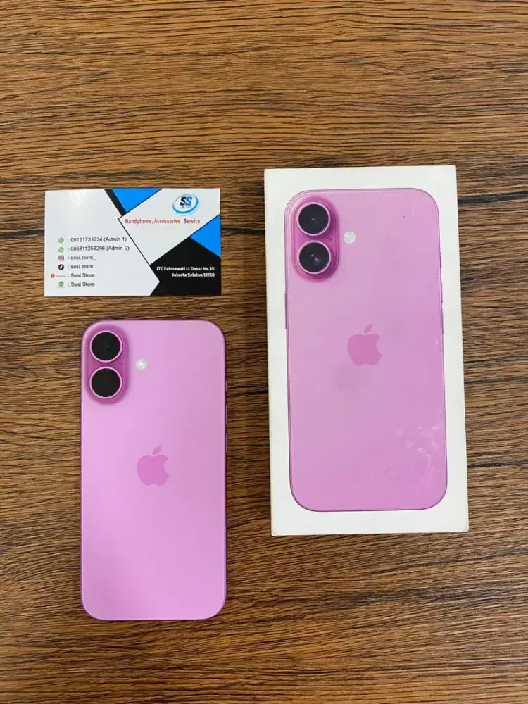 Iphone 16 128gb pink ex ibox garansi panjnang jual cepet
