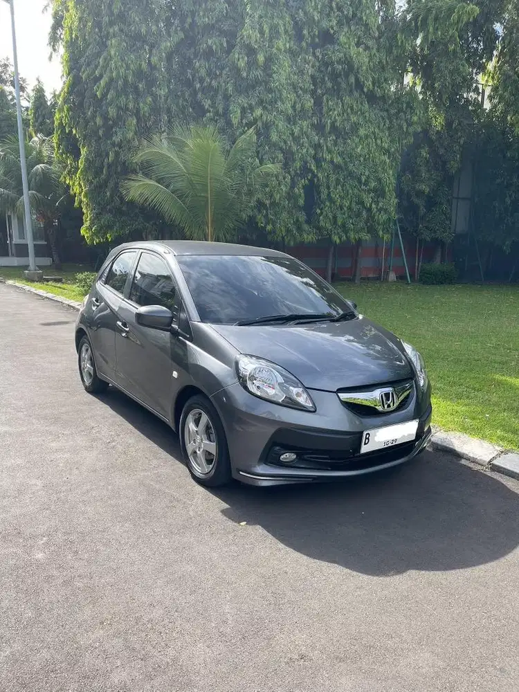 HONDA BRIO E MATIC 2014 LOW KM ABU METALIK PJK BLN 10 PANJANG